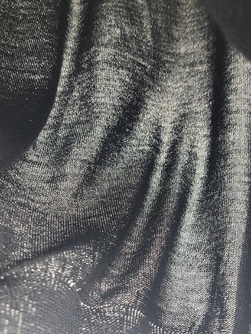 Halston Heritage Men's Black V-Neck Sweater Wool+Silk. Size L - Picture 5 of 7